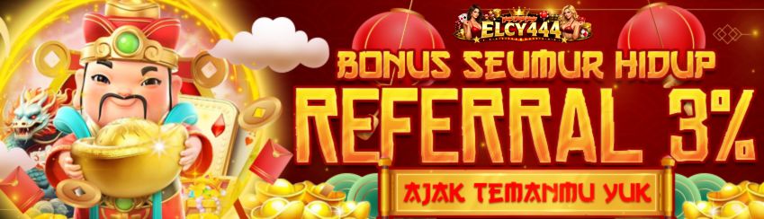 Promo BONUS REFFERAL 3% (SEUMUR HIDUP)